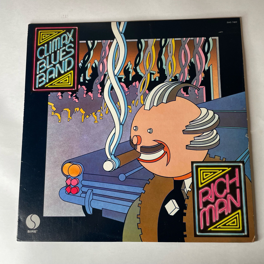 Винтажная виниловая пластинка LP Climax Blues Band Rich Man (США 1973)