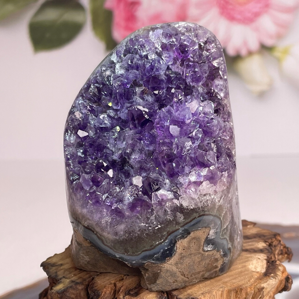 41642 Аметист друза кристалл 55*80мм