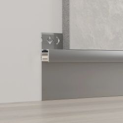 Профиль ARH-PLINTUS-50-FANTOM-3000 ANOD (Arlight, Алюминий) 052662