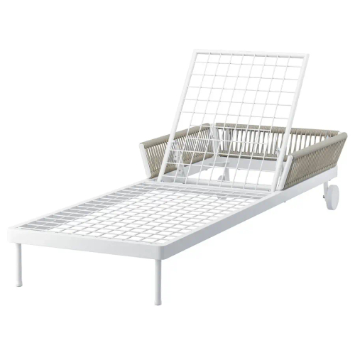 Шезлонг - IKEA SEGERÖN/SEGERON, 38х72 см, белый, СЕГЕРОН ИКЕА