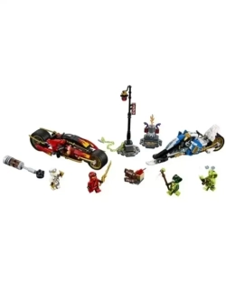 Конструктор Мотоцикл Кая и снегоход Зейна 376 деталей 21161