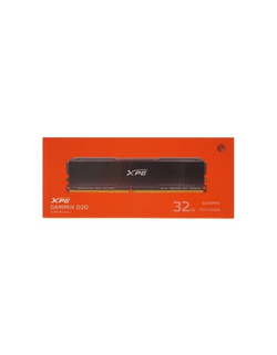 Оперативная память ADATA 32GB DDR4 UDIMM, XPG GAMMIX D20, 3200MHz CL16-20-20, 1.35V, AX4U320032G16A-CBK20