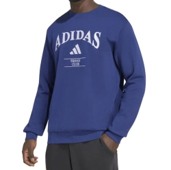 Куртка теннисная Adidas Heritage Tennis Graphic Pullover - dark blue/white