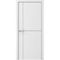 Цена на Межкомнатная дверь экошпон винил Графика 3 белая кромка ABS чёрная Купить Межкомнатная дверь экошпон винил Графика 3 белая кромка ABS чёрная