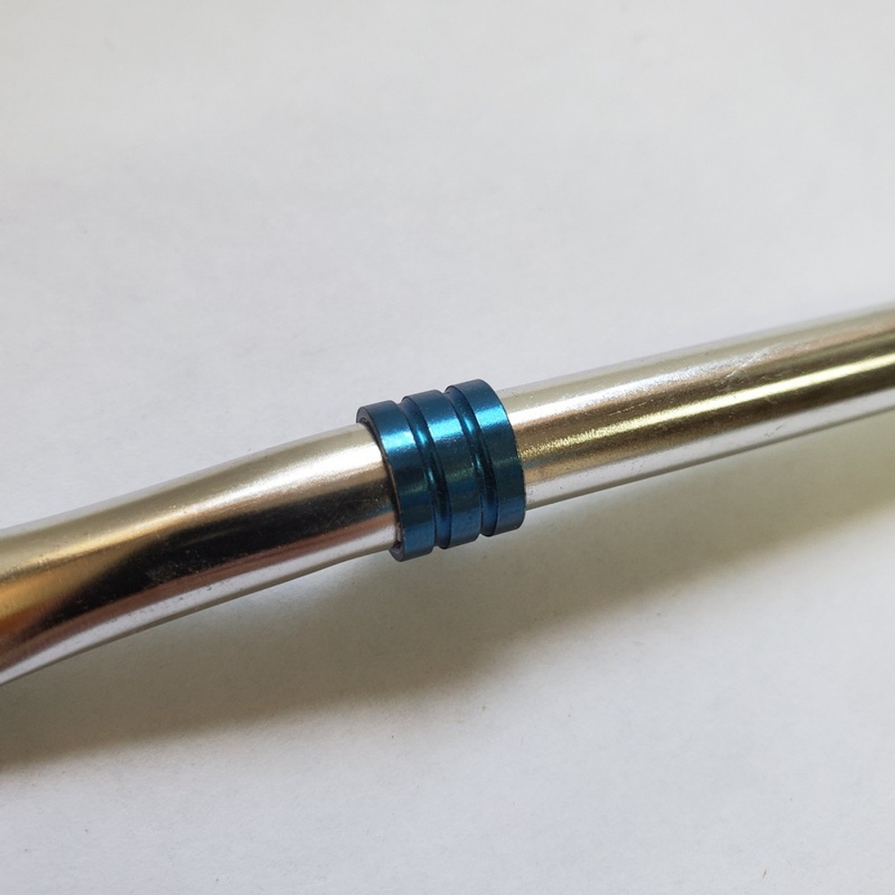 303004 Бомбилья "Цветные вставки" 19 см, металл серебристый