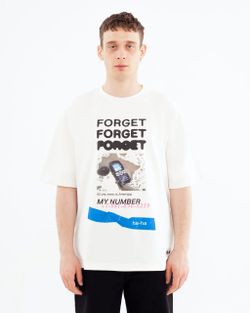 Футболка Artem x Kuzma Forget forget forget молочная