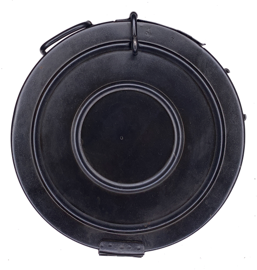 Короб магазин РПД-44 с лентой на 100 патронов, оригинал СССР с хранения для пулемета Дегтярева 1944 г