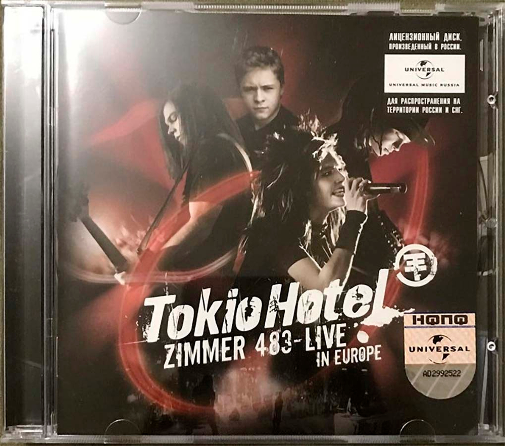Tokio Hotel / Zimmer 483 – Live In Europe (RU)(CD)