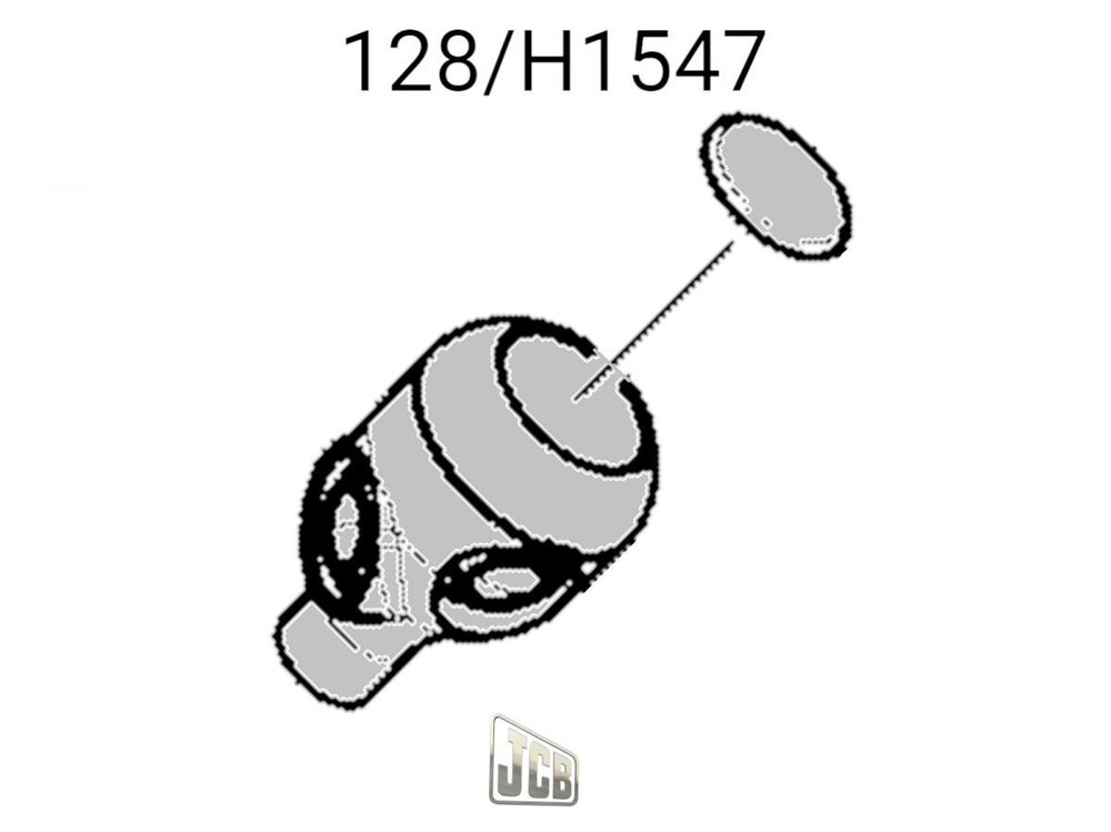 Ручка рычага управления JCB 128/H1547