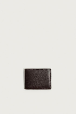 ZARA КОЖАНЫЙ КОШЕЛЕК, КОРИЧНЕВЫЙ