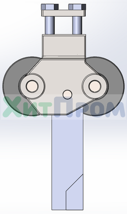 Каретка X-458 с прямым толкателем с язычком