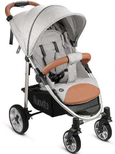 Прогулочная коляска Nuovita Corso Grigio, Argento  / Серый, Серебристый
