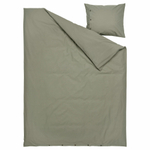 Комплект постельного белья IKEA KRAKRISMOTT (КРАКРИСМОТТ), Односпальный, Хаки, 150x200, 50x80 см