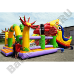 Большая и высокая горка "Африка 2"