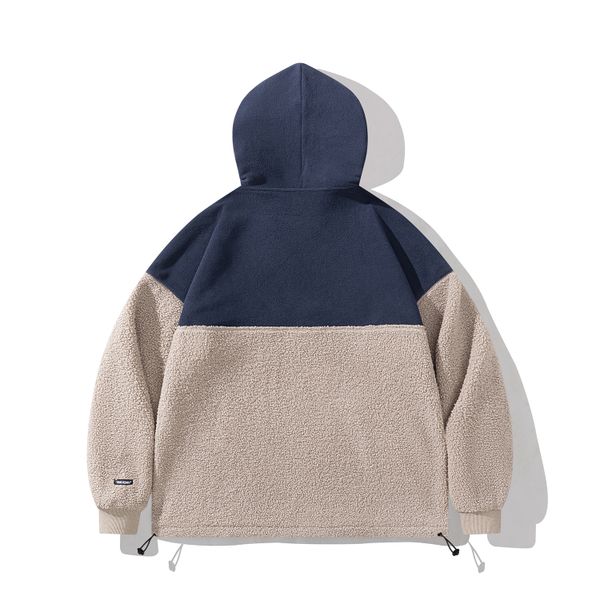 Худи Little Lamb серый/темно-синий - фото 2