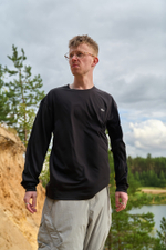 Лонгслив Nothomme Blue Monte Universe Reflective Print "Black"