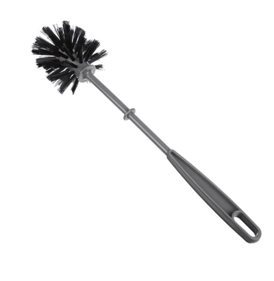 Ерш туалетный «Azur» серый с черной щетиной