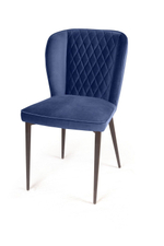Стул Next, бархат синий 29