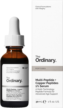 The Ordinary Multi-Peptide + Copper Peptides 1% - осветляющая сыворотка против морщин /   30  ml  / GTIN 769915233179