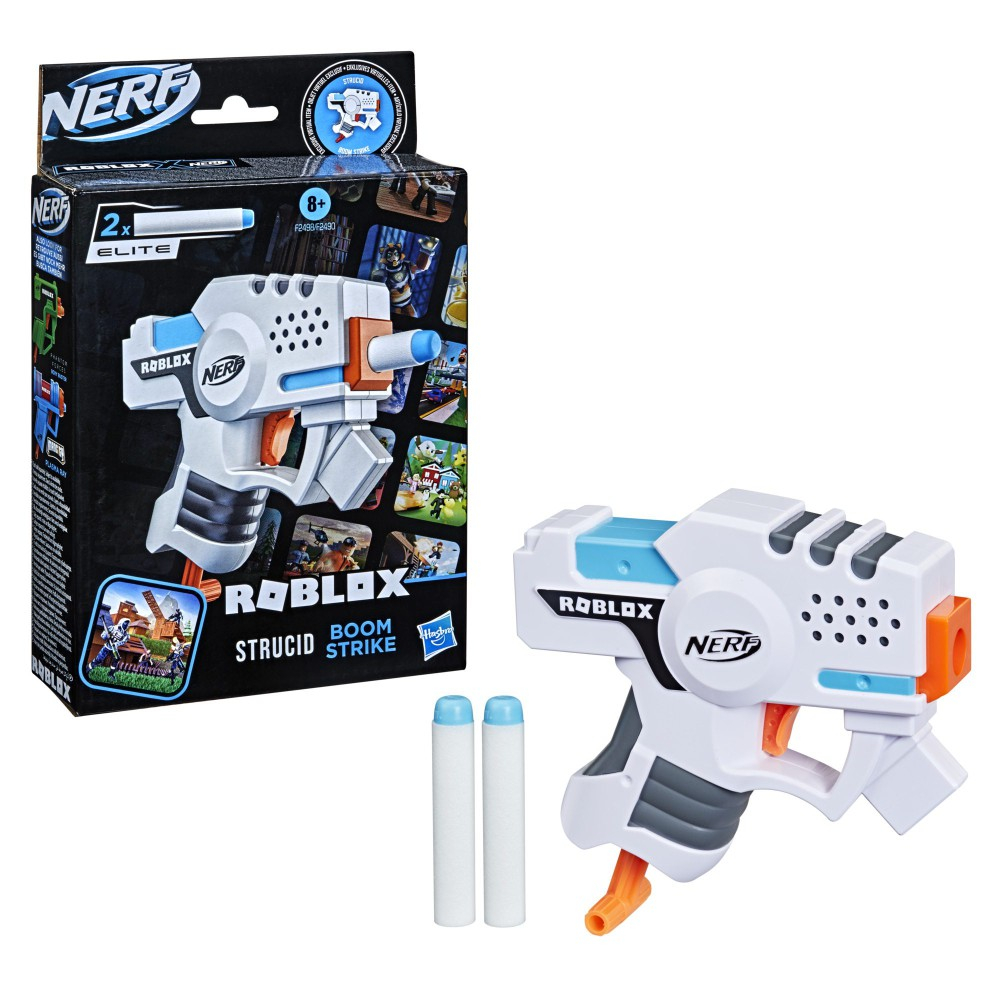 Hasbro F2490 F2498 — Бластер Nerf Roblox «Strucid Boom Strike» со стрелами F2498 — фото 1