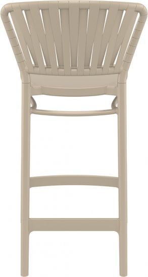 Стул пластиковый полубарный Portofino