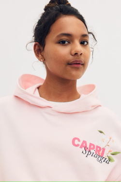 H&M Комплект из толстовки и шортов, светло-розовый