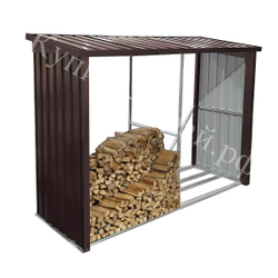 Склад для дров GreenStorage коричневый