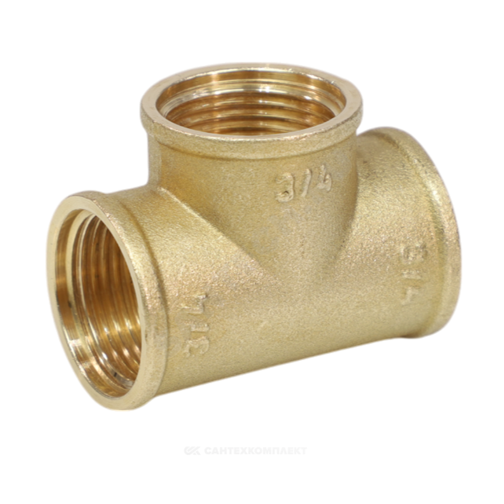 Тройник латунь Ду 25 (1") ВР/ВР VALFEX VF.130.L.100