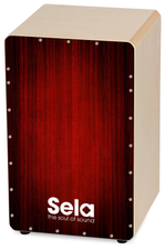 SELA SE 128 EN Cajon Varios Bundle Red (рюкзак, обучающее пособие, коврик на сиденье в комплекте)