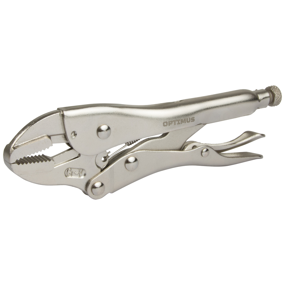 OPTIMUS 11407 Зажим сварочный, плоские губки 7"