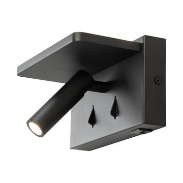 Бра светодиодный USB QI 6W 3000K CL704371 черный Декарт Citilux