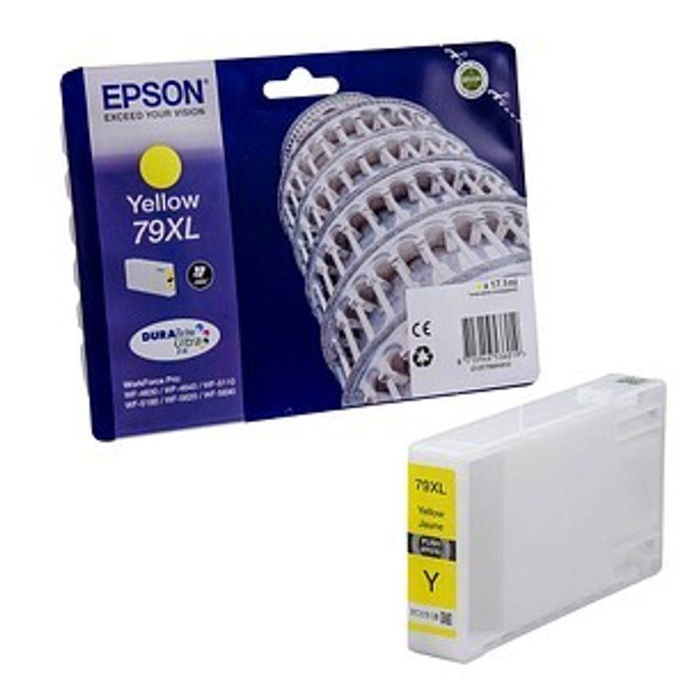 Картридж EPSON T7904 желтый повышенной емкости для WF-5110DW/WF-5620DWF