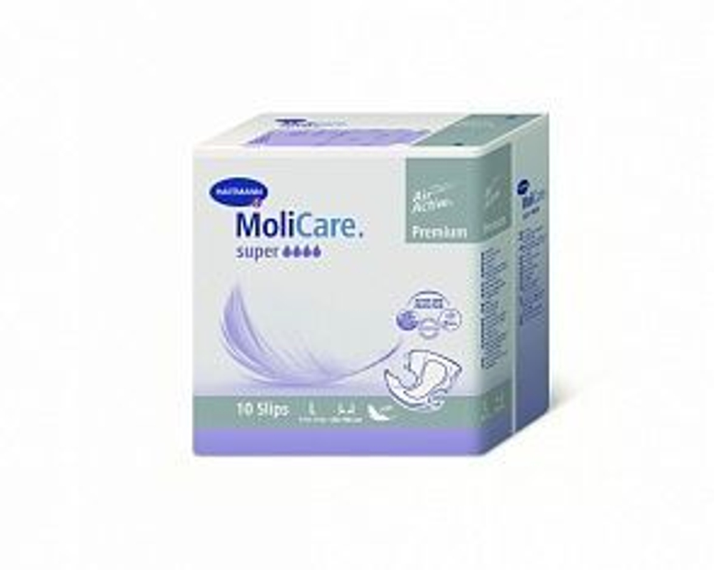 MoliCare Premium super soft - Моликар Премиум супер софт - Воздухопроницаемые подгузники: разм. L,  10 шт.