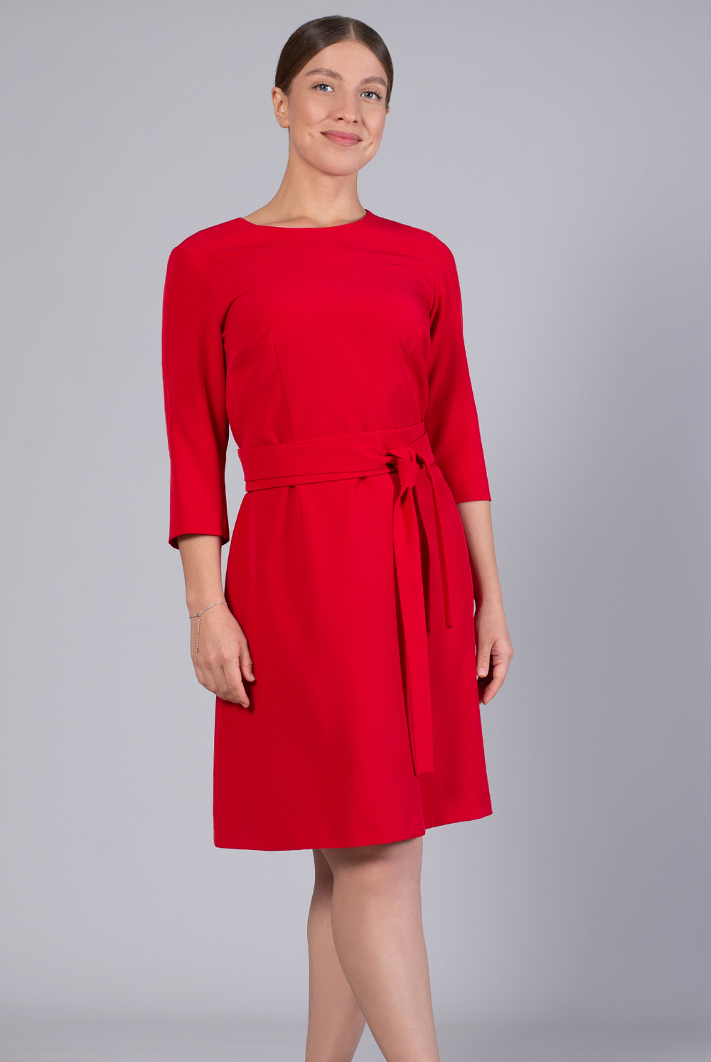 Платье женское 1398А, красный #326Кра051398А