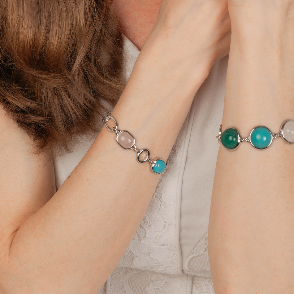 Браслет Possebon Azul, Q.Rose, Q.Verde C0133.20.7.17 S