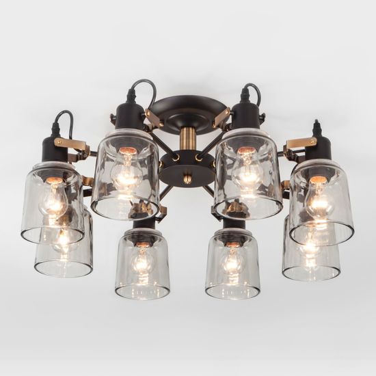 70111/8 / потолочный светильник / черный