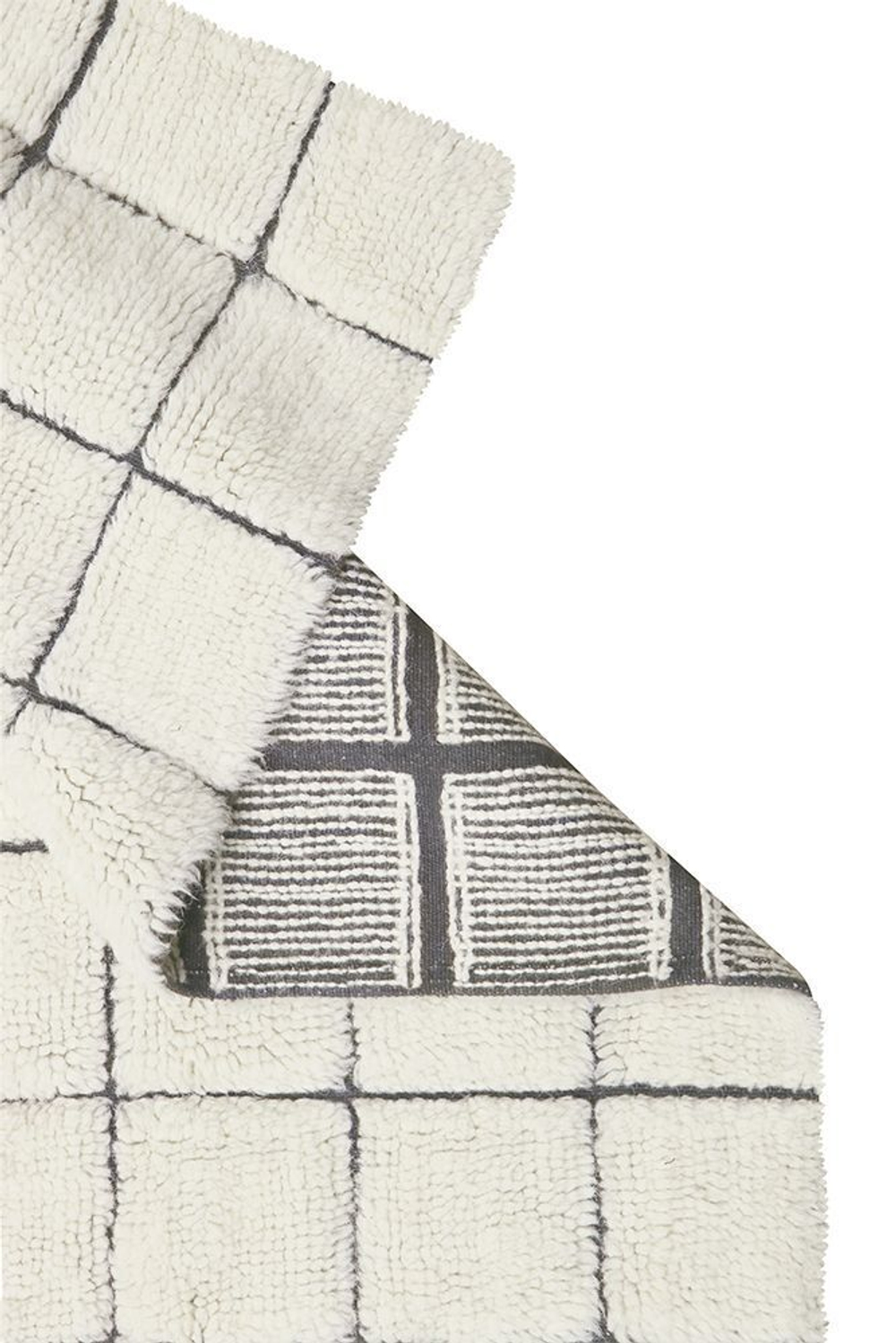 Шерстяной стираемый ковер Lorena Canals Mosaic Natural R (80 x 230 см)