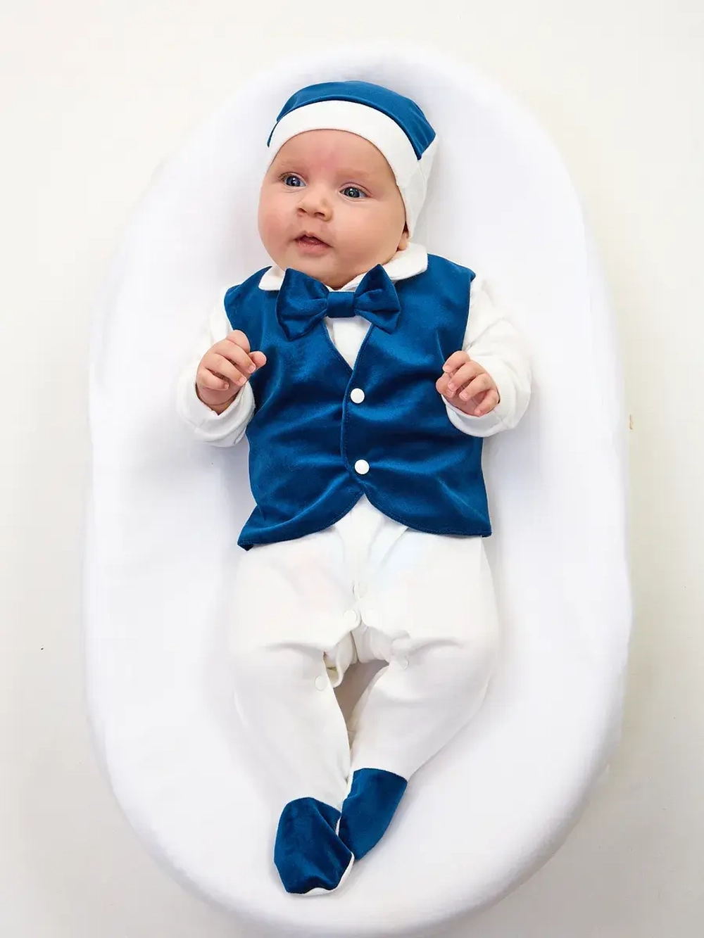 Конверт на выписку новорождённому зимний