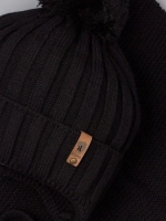 Шапка для мальчика со снудом осенняя