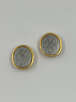 Накладка на пуговицу биколор