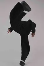 Брюки One Two Baggy Trousers Logo черные