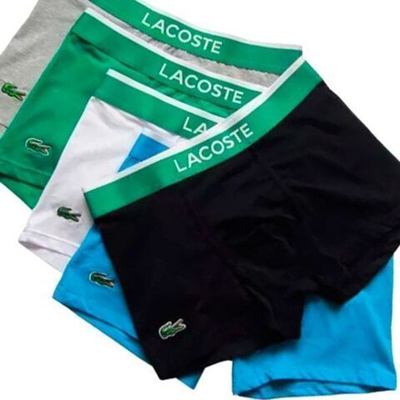 Мужские трусы боксеры  темно-серые Lacoste Underwear