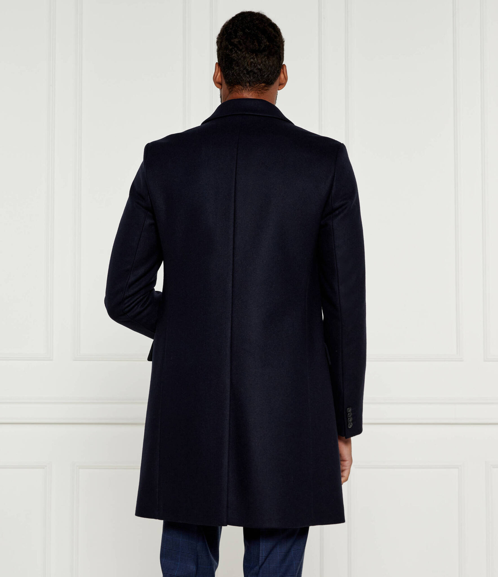 Шерстяное пальто Migor2441 HUGO - темно-синий(50528793)