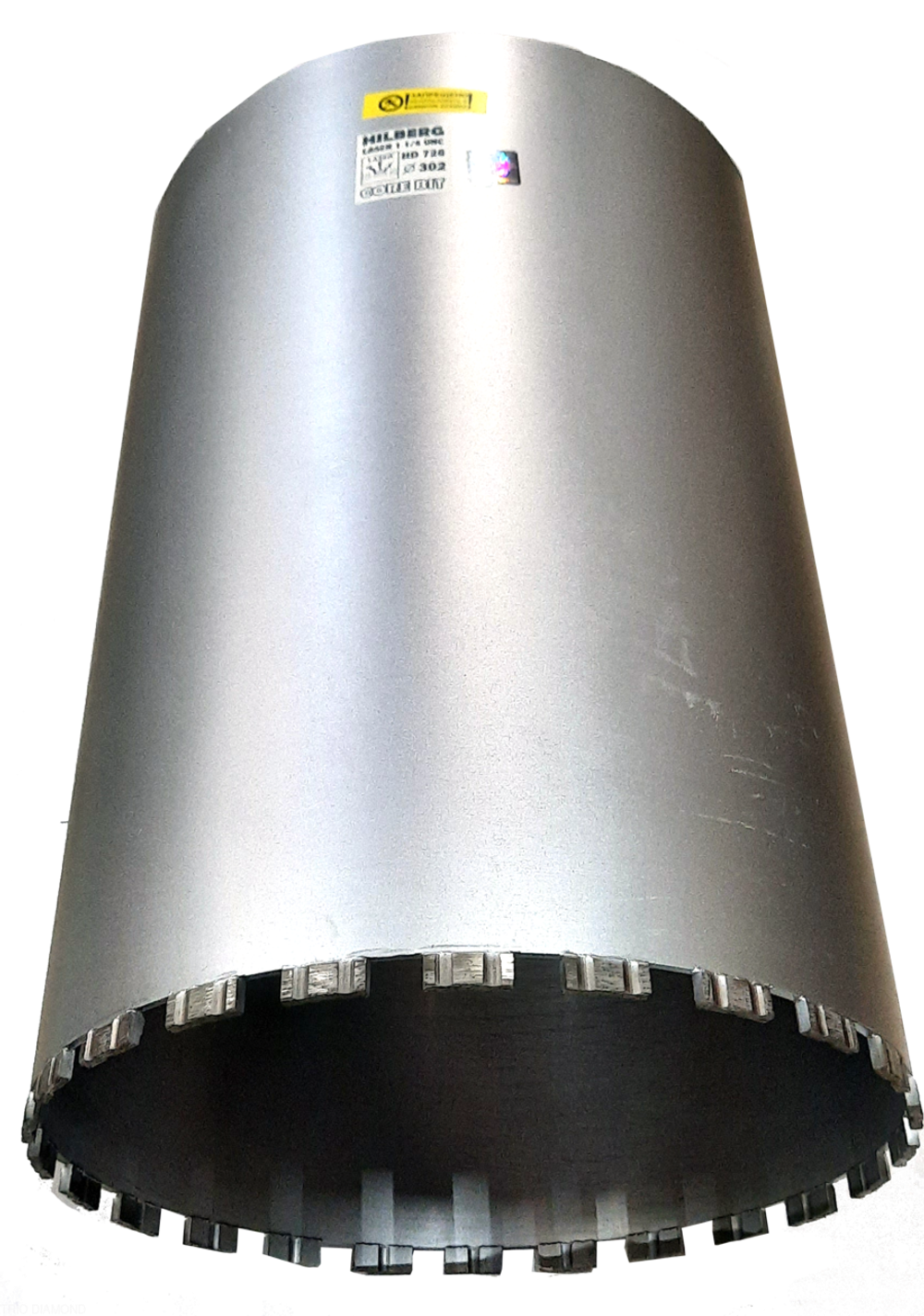 Коронка алмазная 302*450 Hilberg Laser 1 1/4 UNC HD726
