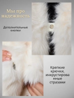 Шуба искусственная короткая оверсайз