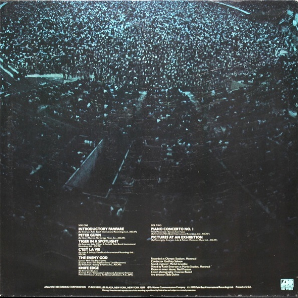 Emerson, Lake & Palmer / In Concert (LP)