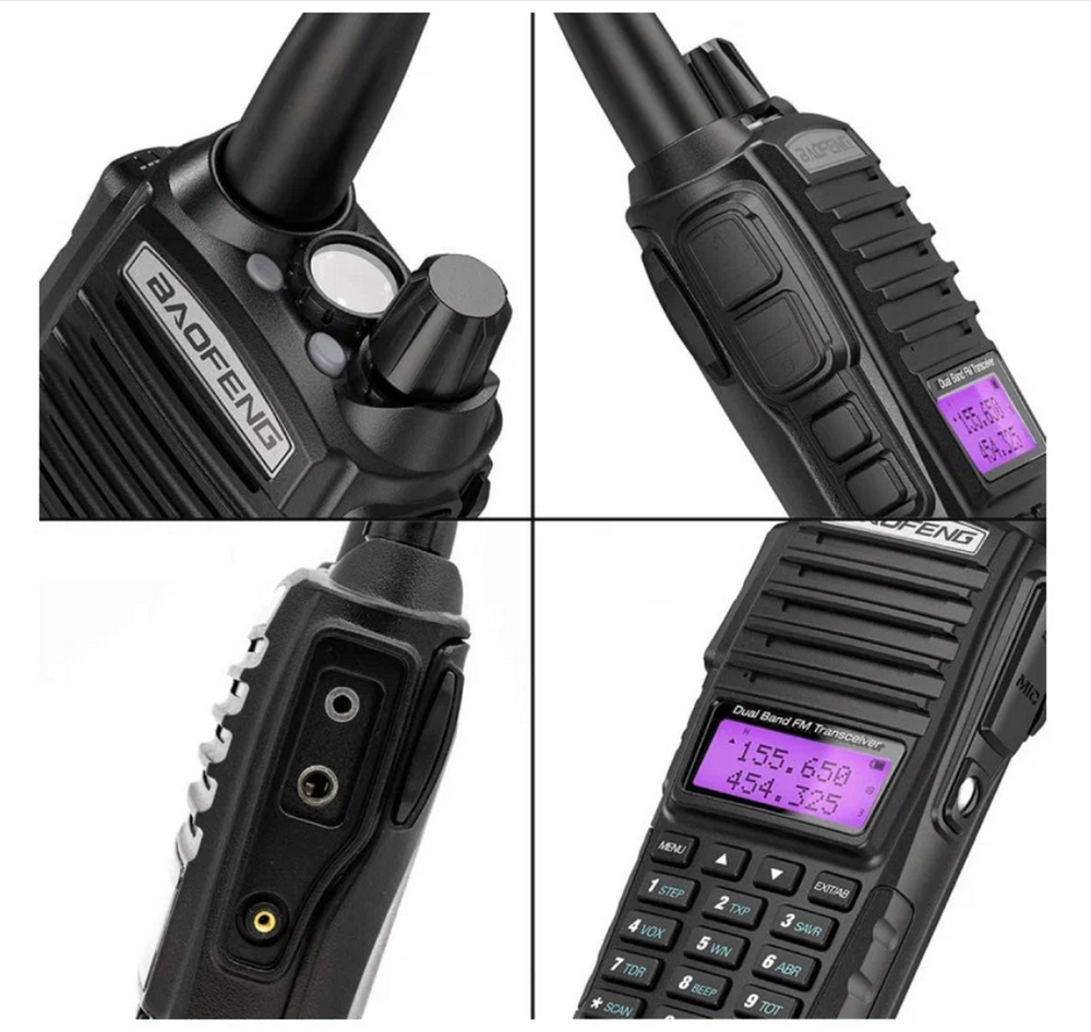 Рация (радиостанция) BAOFENG UV-82 (1шт.)