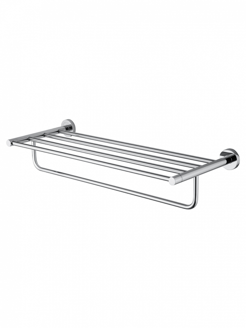 Полотенцедержатель с полкой WONZON & WOGHAND EASY, Хром (WW-8181)