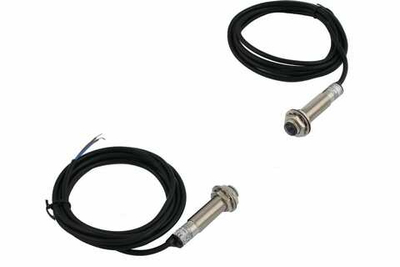 INNOCONT Фотодатчик на пересечение луча (приемник+передатчик), М18x1, зона срабатывания до 10 м, -10 +60 С, 12…24 VDC, IP67, выход: РNP NO, макс. ток 200 мА, время реакции 5 мс, кабель 2 м PES-T18-PO10MD