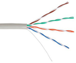 Кабель витая пара U/UTP 5e кат. 4 пары ULAN UEC-UU004-5E-PVC-GY